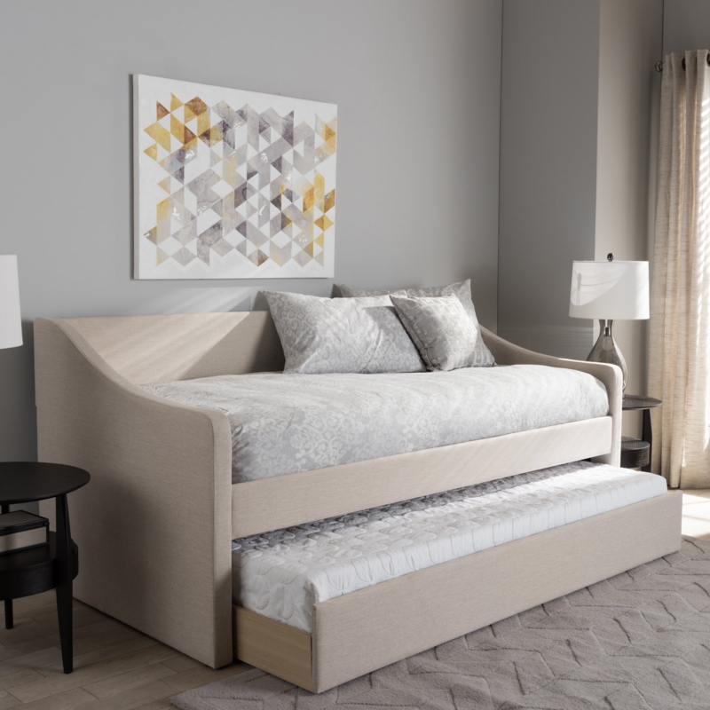 Brookston Upholstered Daybed with Trundle