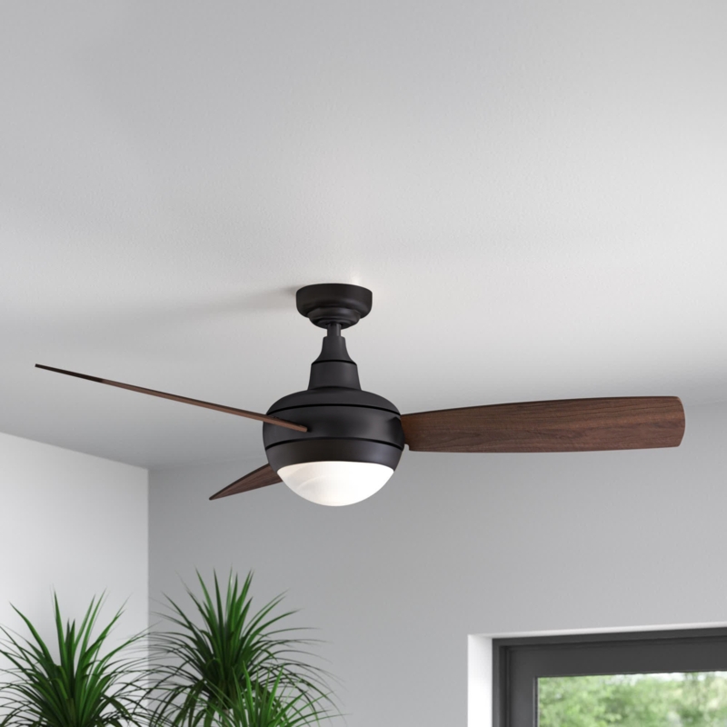Bruening 52'' Ceiling Fan with Light Kit