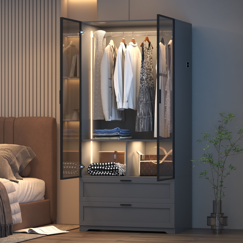 Bubalo Manufactured Wood Armoire