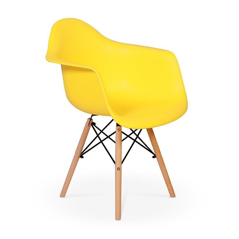 Cadeira Charles Eames Rar Balano Design Amarela