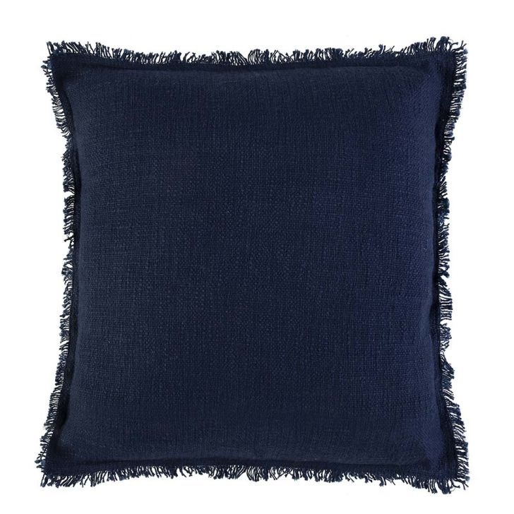 Capa para Almofada Sabia Azul Escuro 0,45X0,45M - Qaza