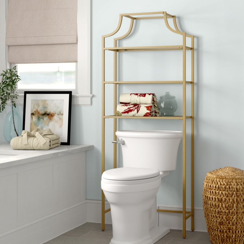 Catie Metal Freestanding Over-the-Toilet Storage