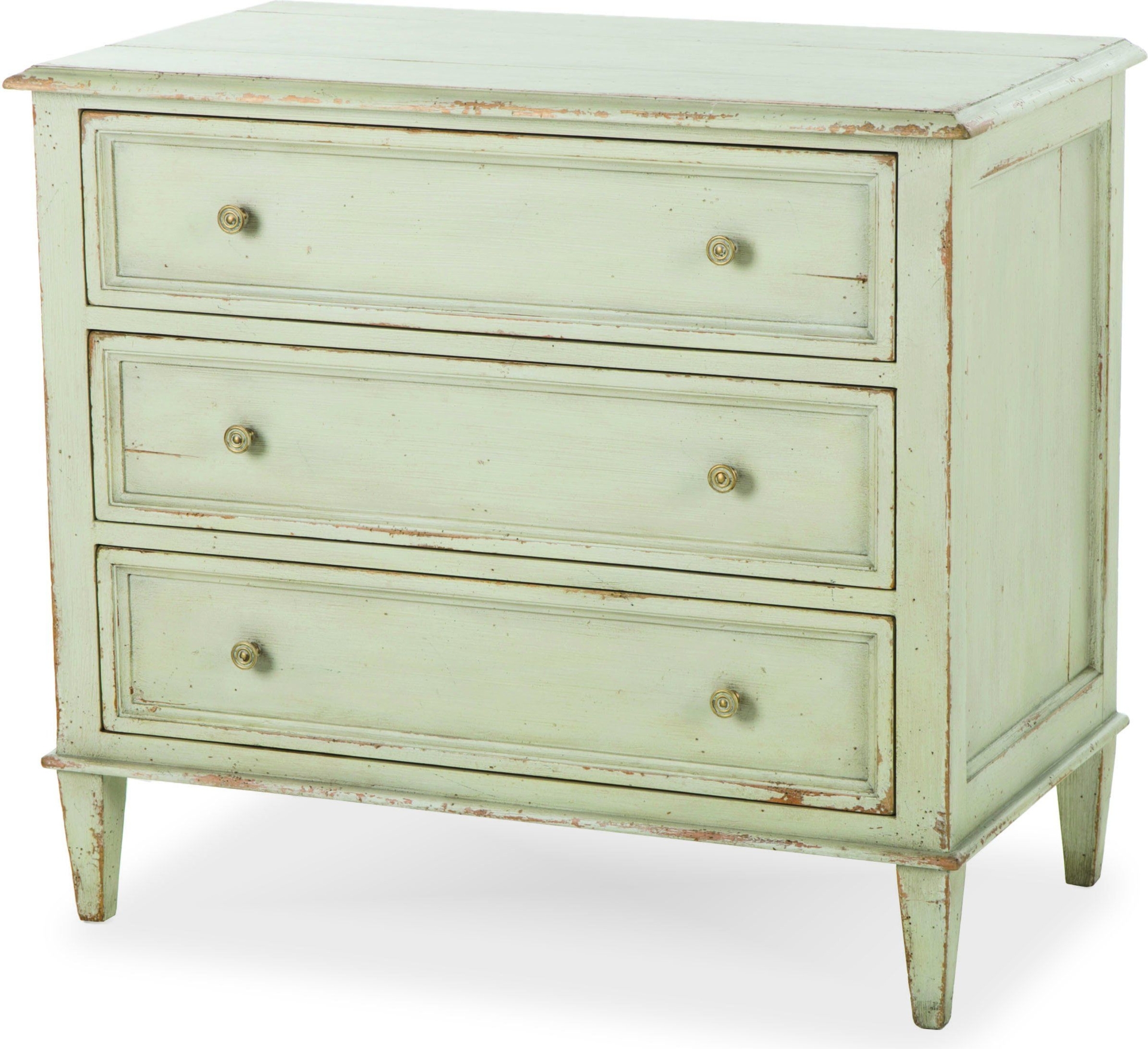 Century Furniture Madeline Nightstand - 3 Drawer - Light Grey