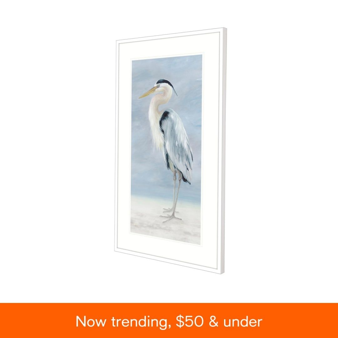 Coastal Calm Ii Framed Art - Blue