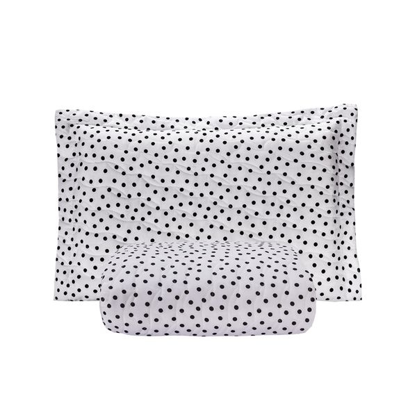 Cobre Leito Solteiro Classic Estampado 160 Fios 2 Peas - Poa