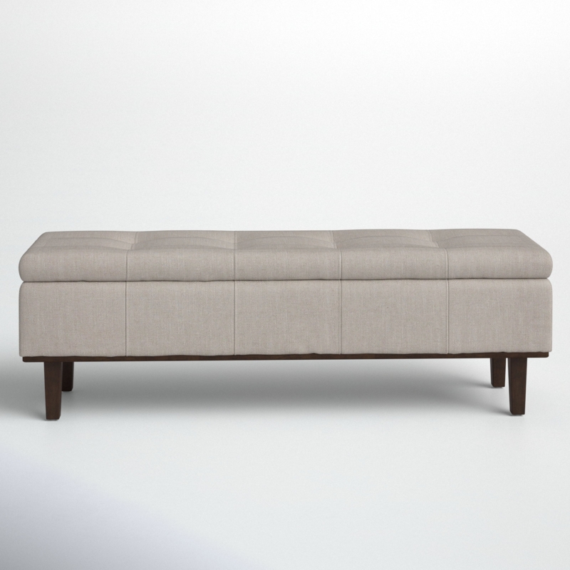 Colter Polyester Blend Upholstered Storage Bench