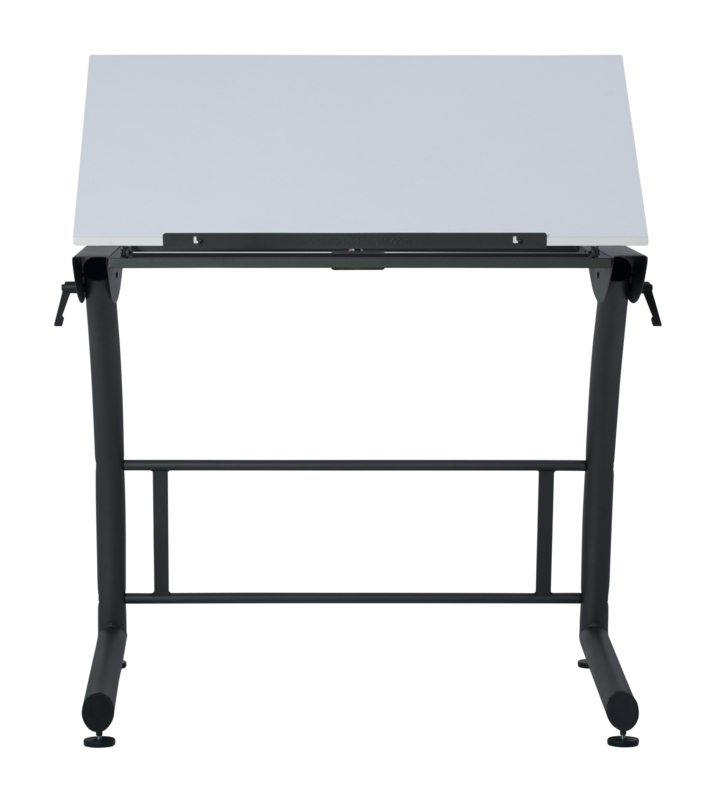 Coursey Adjustable Metal Base Drafting Table