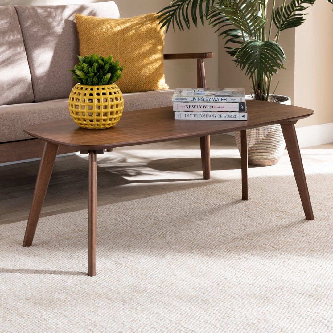 Cutshall Solid Wood Coffee Table with Storage