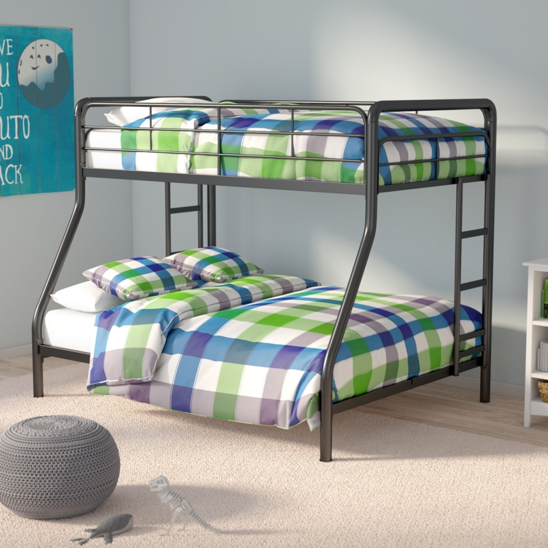 Daury Kids Twin Over Full Bunk Bed