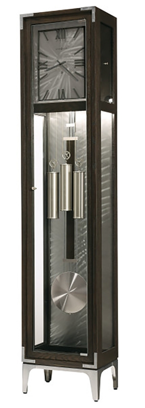 Decker 78.75'' H Solid + Manufactured Wood Floor Clock