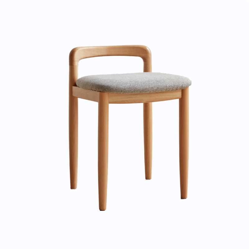 Dellarae Solid Wood Accent Stool