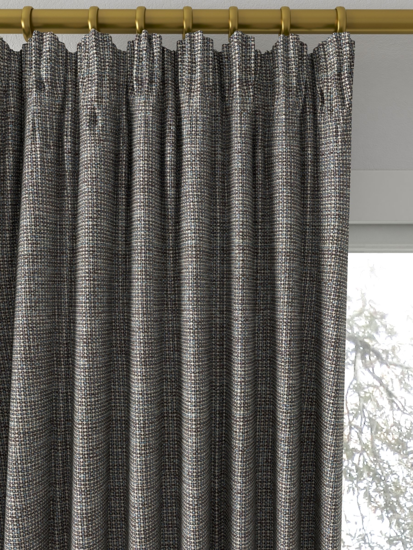 Designers Guild Porto Made to Measure Curtains or Roman Blind, Pebble