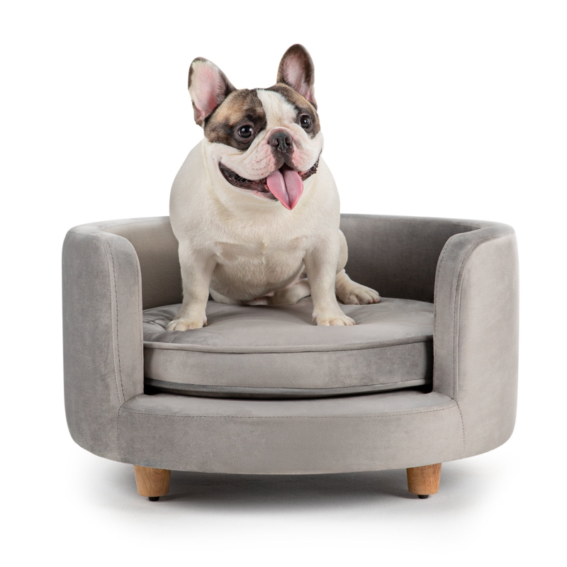 Dinel High Quality Round Dog Sofa, Cat Couch
