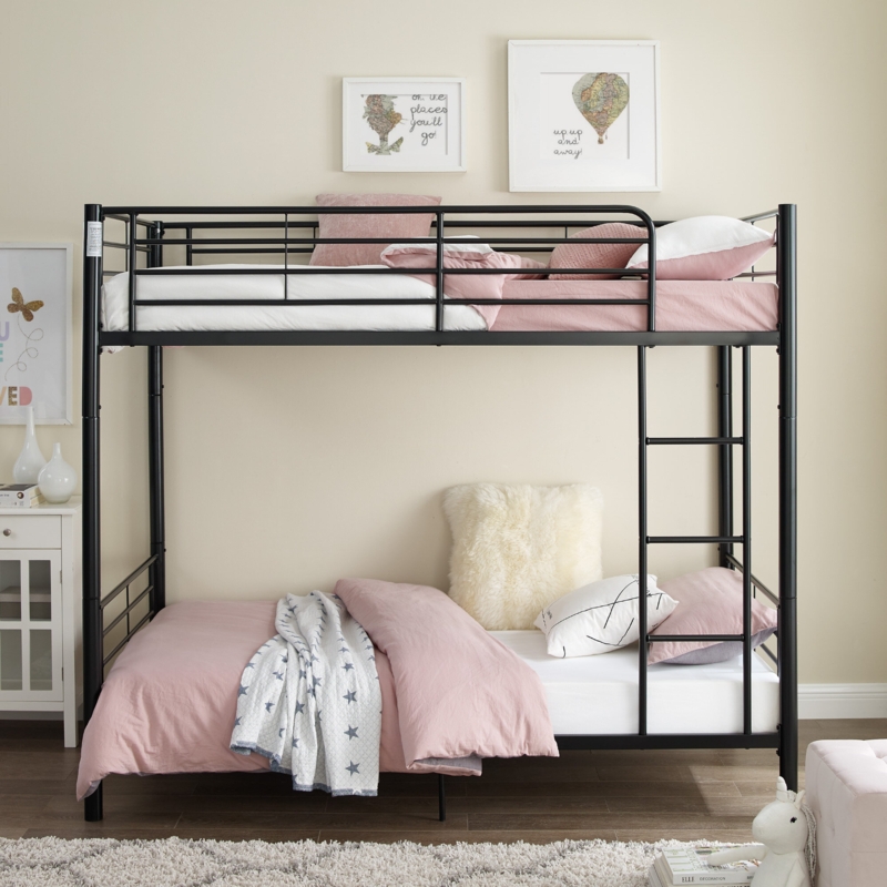 Elisabette Kids Twin Over Twin Bunk Bed