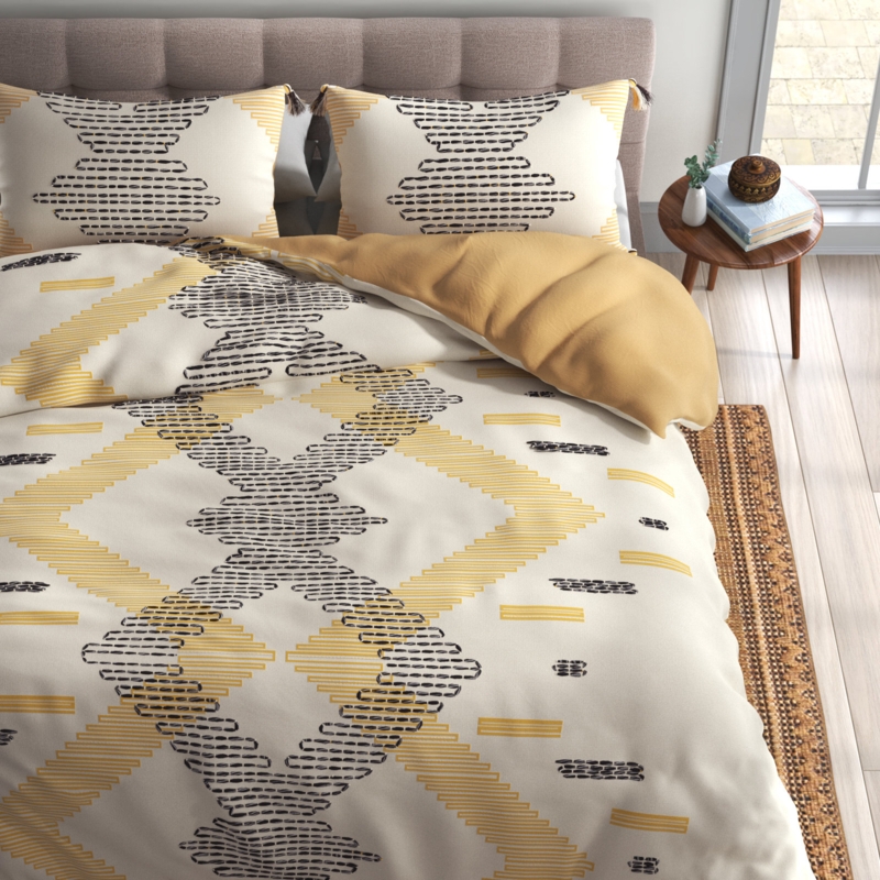 Embree 3 Piece Cotton Comforter Set