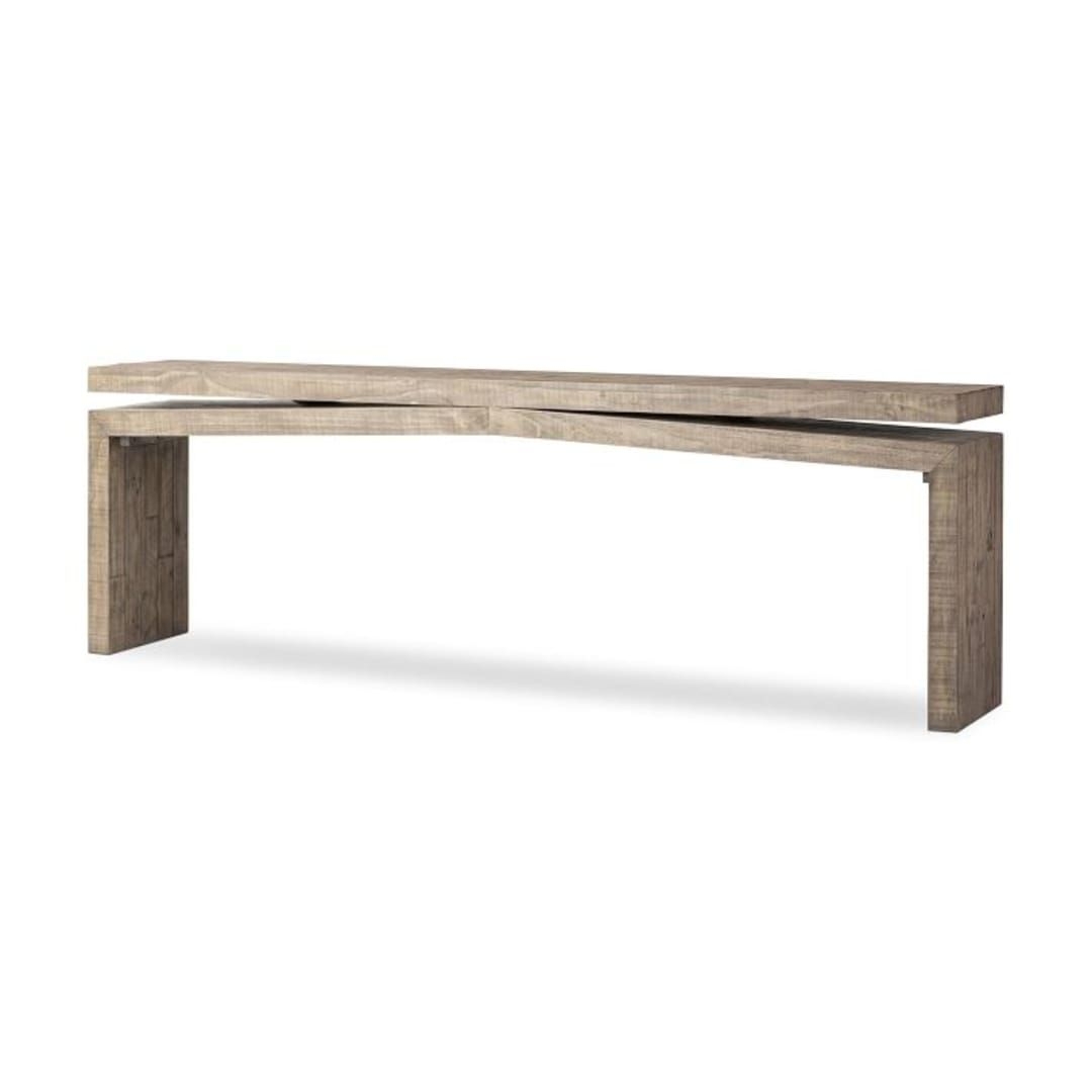 Emmerson(R) 94" Reclaimed Wood Console Table, Weathered Wheat