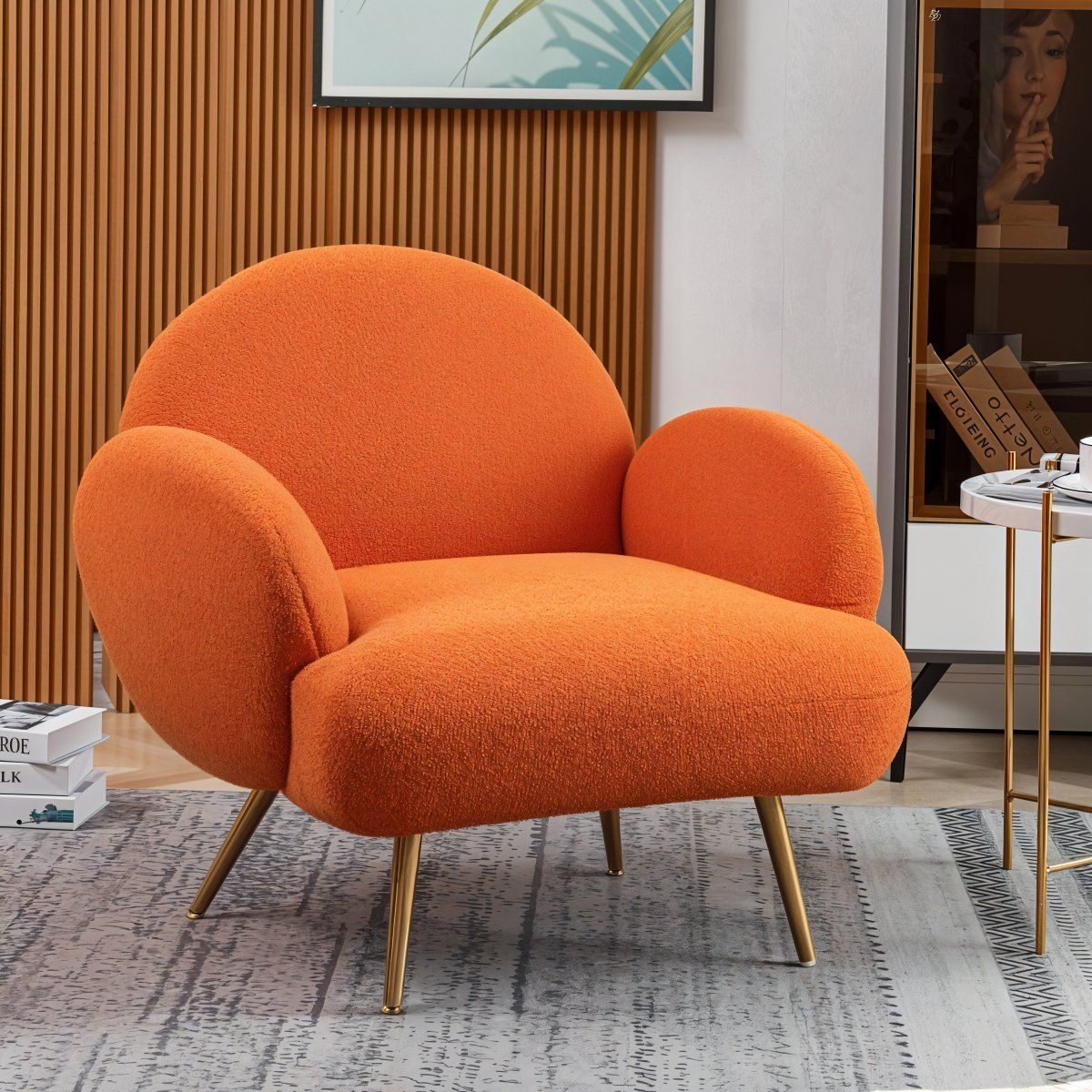 Enki Accent Chair - 17.5 x 31.2 / 44.4 x 79.2cm / Green
