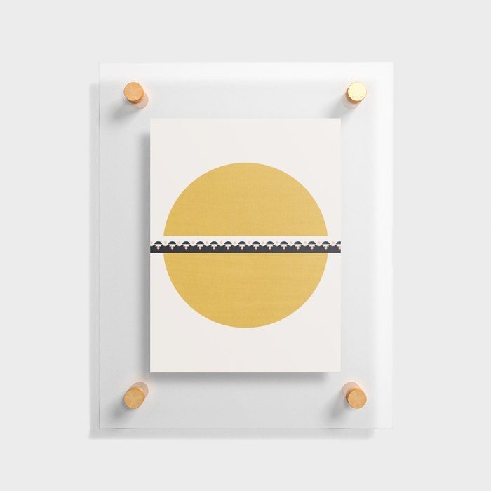 Floating Acrylic Print | Love The Sun by Georgiana Paraschiv - Gold - 8" x 10" - Society6