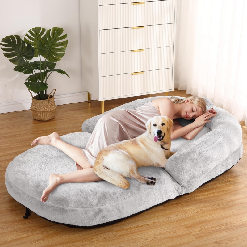 Foldable Human Sized Dog Bed For People Adults