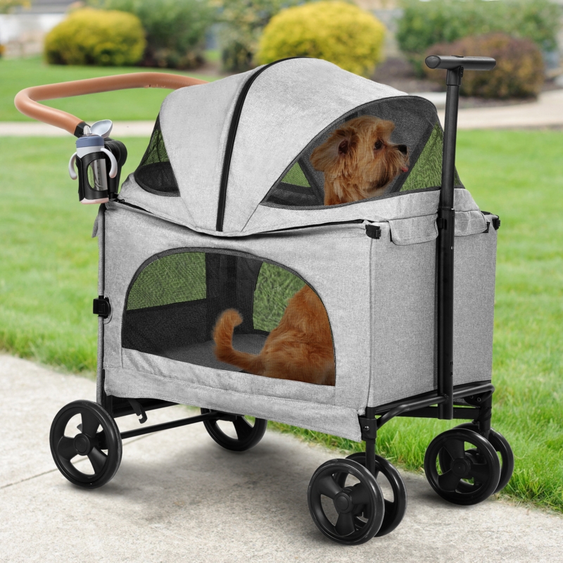 Folding Standard Pet Cat Dog Stroller