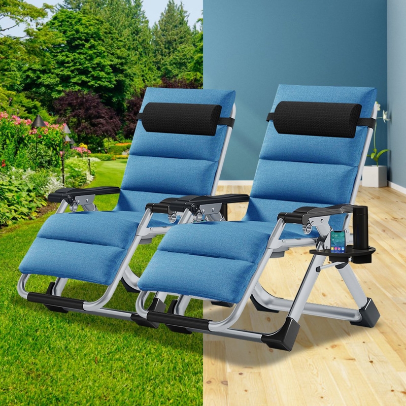 Folding Zero Gravity Chair with Cushions