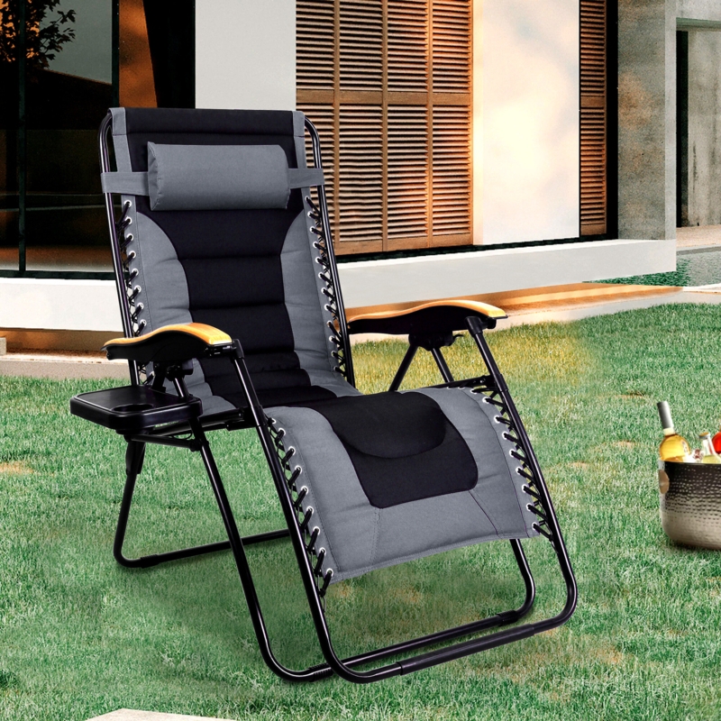 Folding Zero Gravity Chair with Cushions