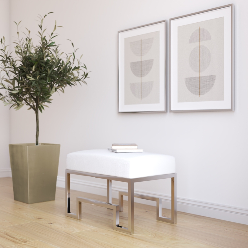 Freels Stool 18" H x 26" W x 16" D