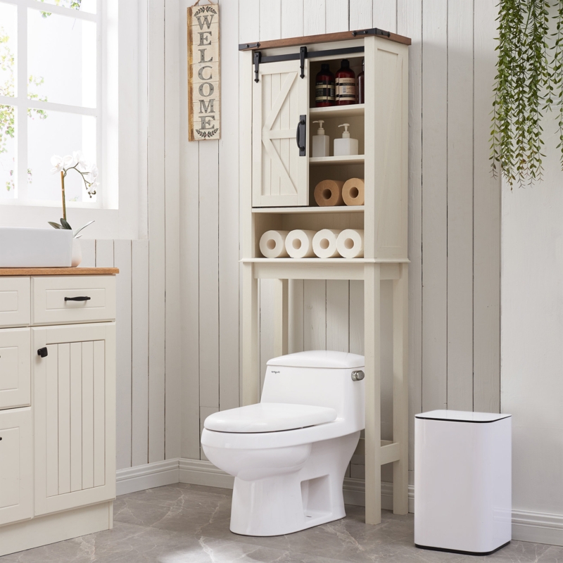 Freestanding Over The Toilet Storage