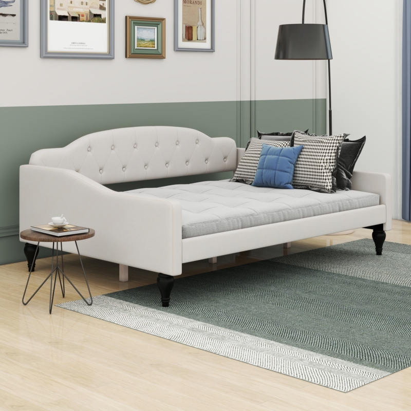 Full Size Upholstered Tufted Daybed