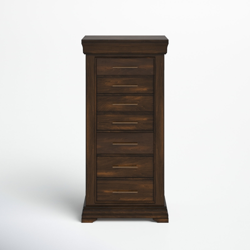 Gerardo 20'' Wide Freestanding Jewelry Armoire with Mirror
