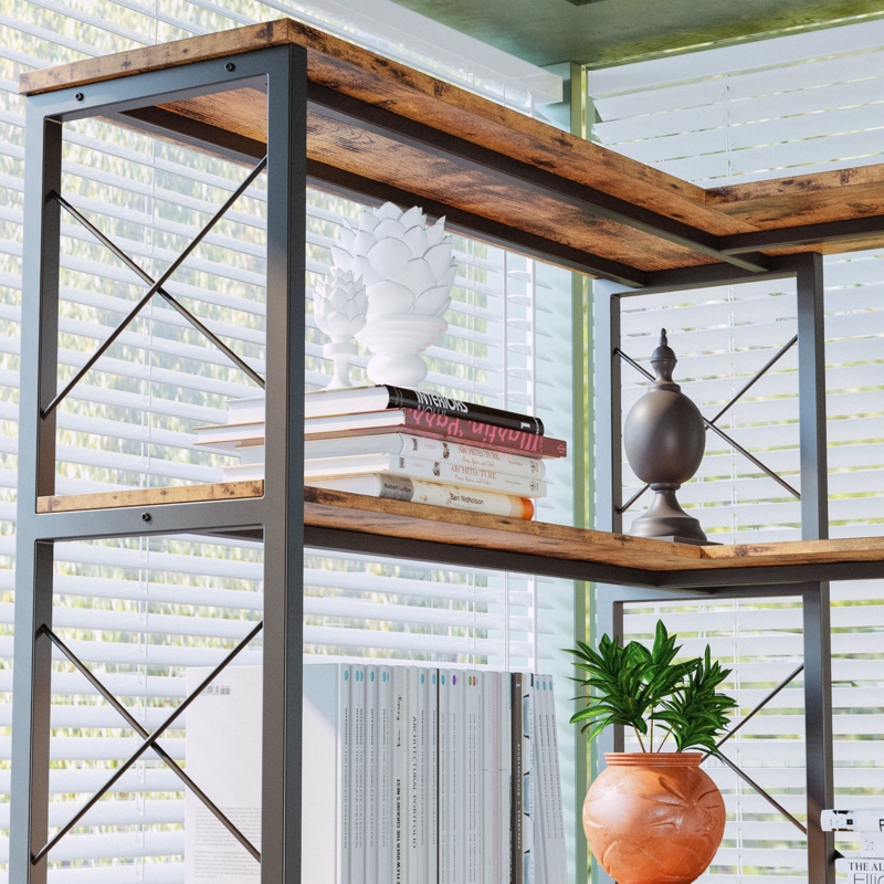Gianmario Corner Bookcase