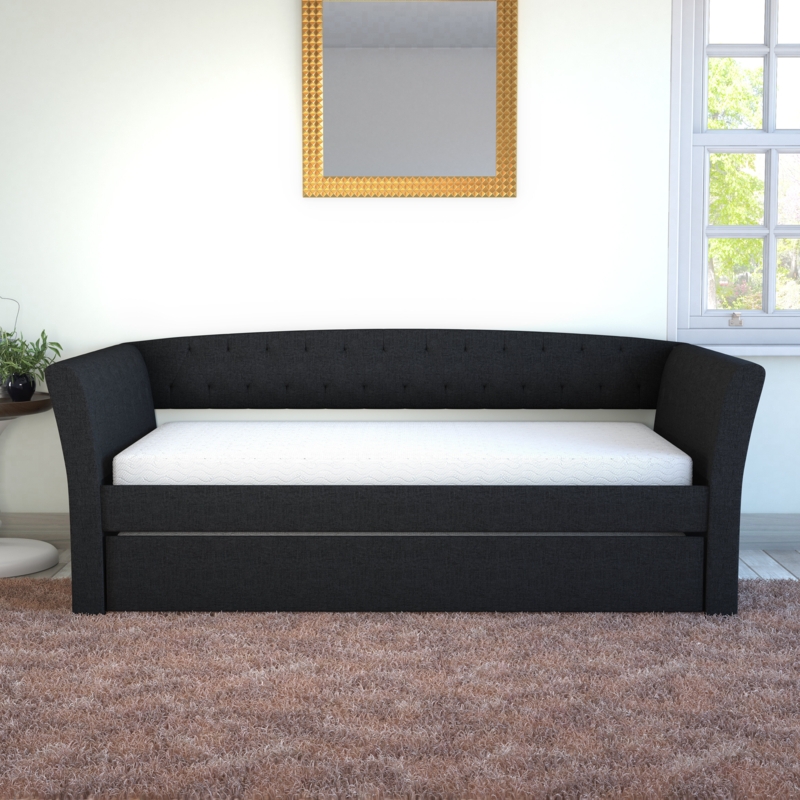 Gritton New Castle Upholstered Twin Daybed with Pull out Trundle