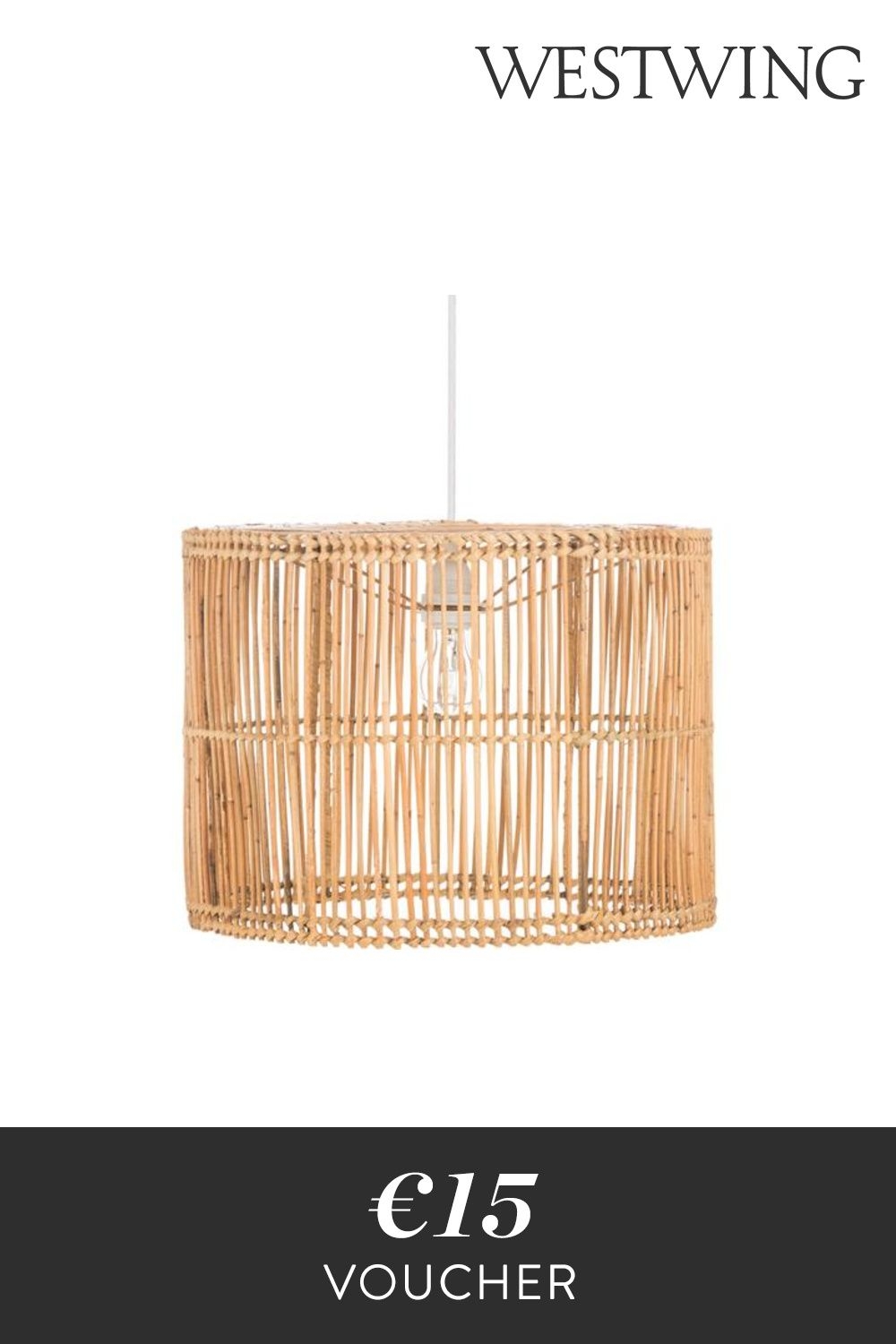 Hanglamp Sea van rotan