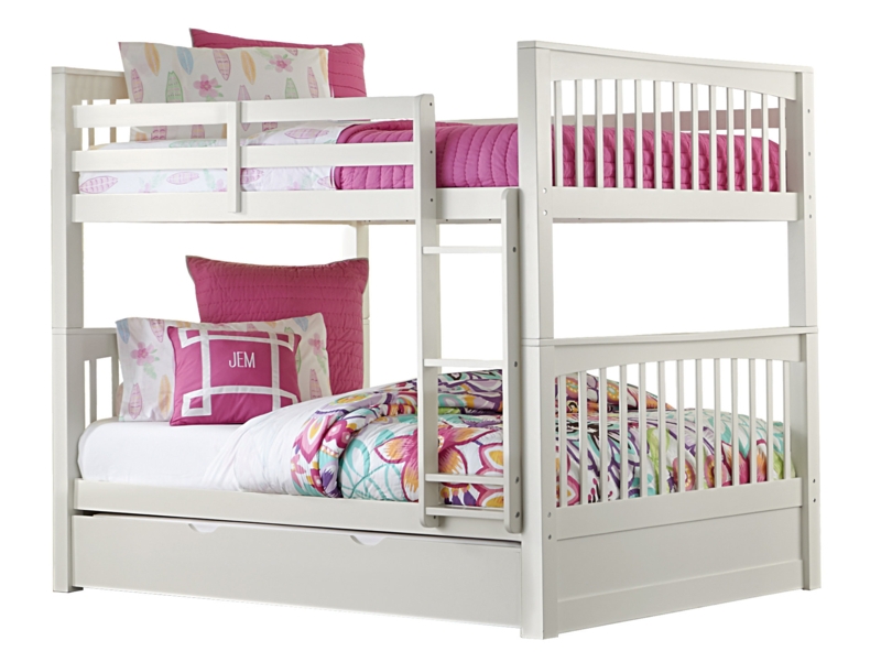 Harold Kids Twin Bunk Bed with Trundle
