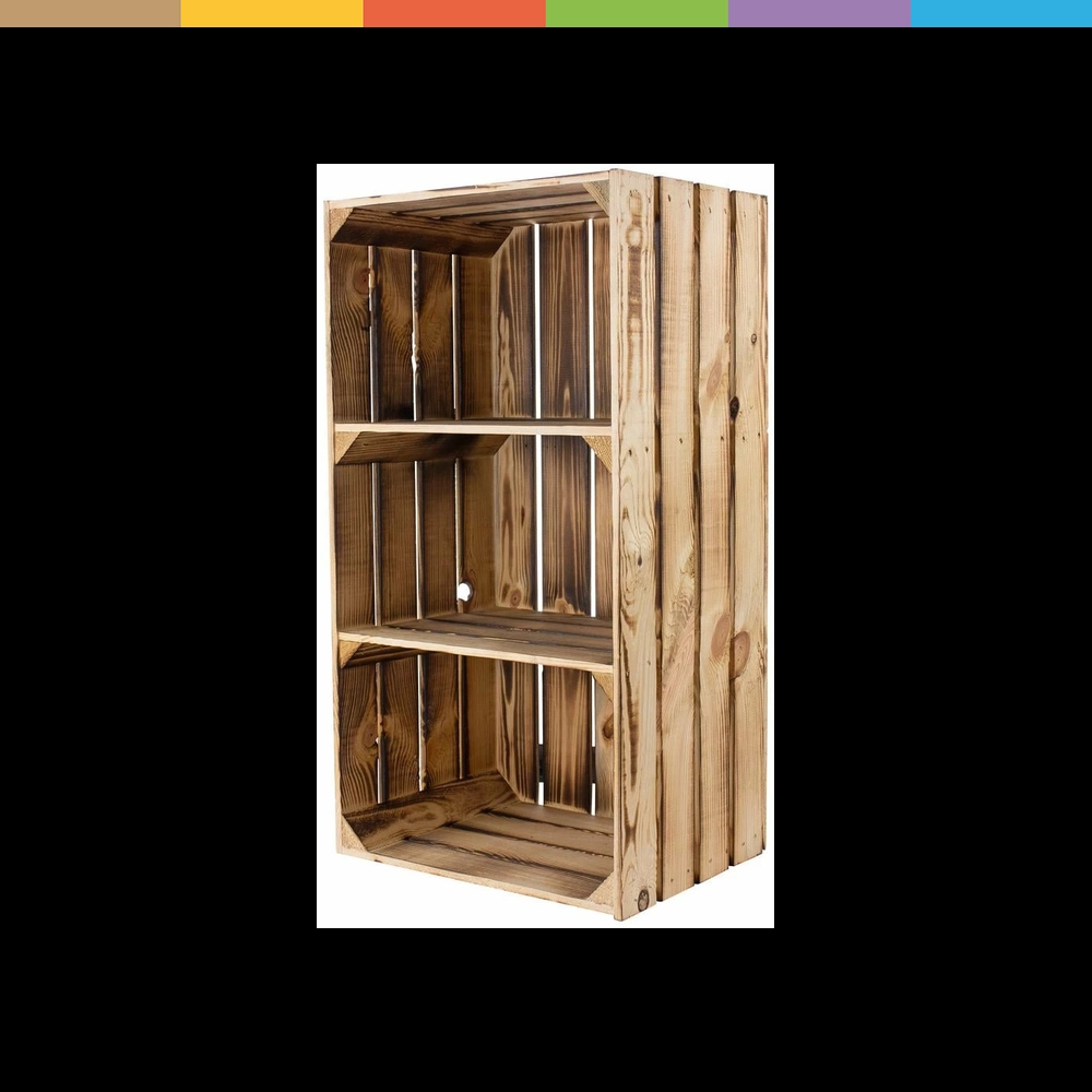 Holz Zollhaus, Regal, Vintage (40 x 30 x 75 cm)