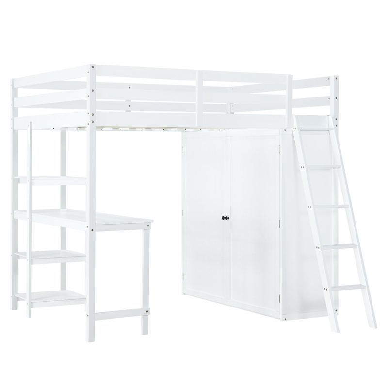Ihsaan Kids Full Loft Bed