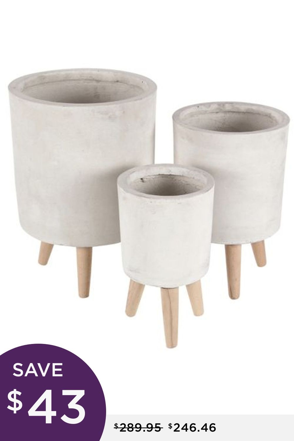 Ivy Collection Alphabittle Planter Set of 3