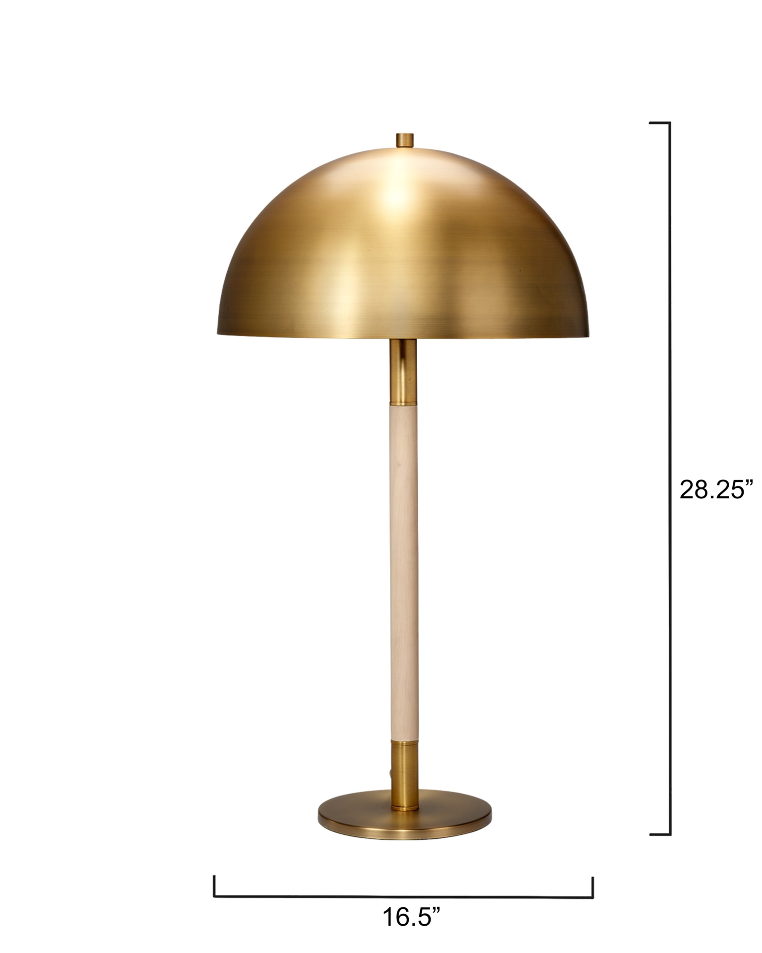 Jamie Young Merlin 28.25" High Table Lamp in Beige | Mathis Home
