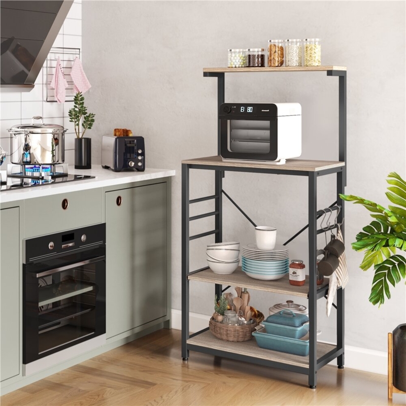 Kadra 24'' Standard Baker's Rack with Microwave Compatibility