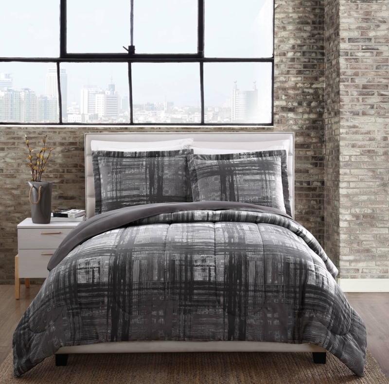 Keantay Modern & Contemporary Plaid Comforter Set