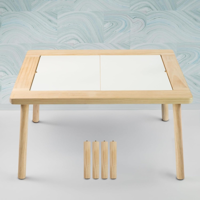 Kecha Kids 3 Piece Solid Wood Interactive Table