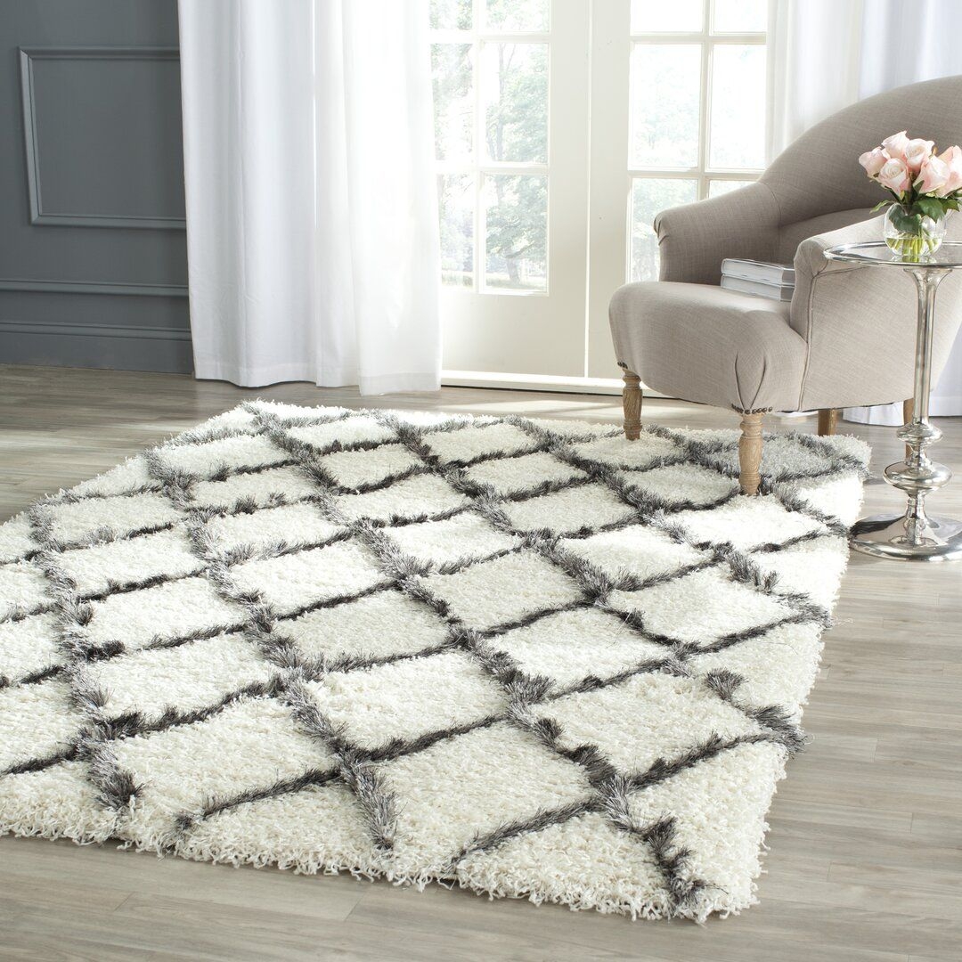 Kenzie Ivory/Grey Area Rug