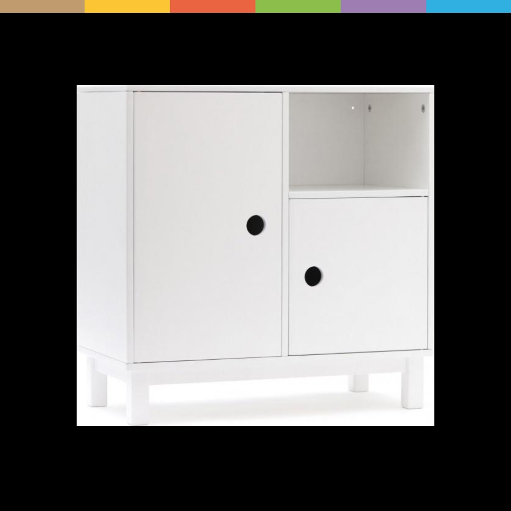 Kids Concept, Kinderkleiderschrank, wei (30cm)
