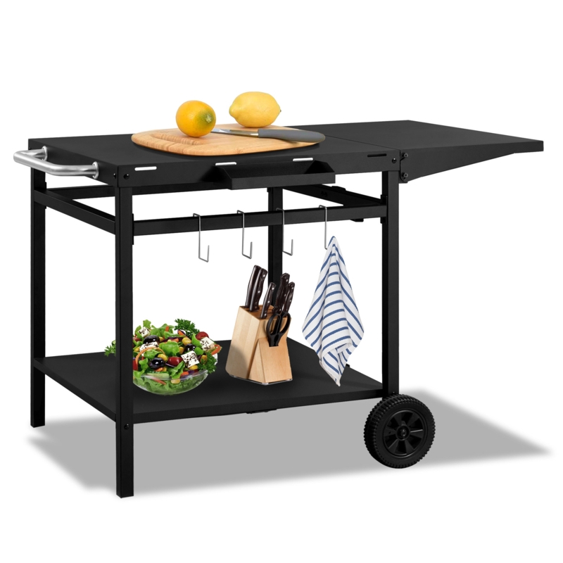 Kris Arlmont u0026 Co. Bar Cart with Metal Outer Material