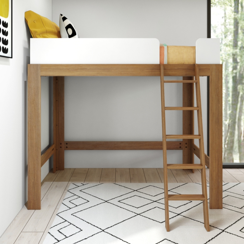 Ladora Twin Solid Wood Loft Bed
