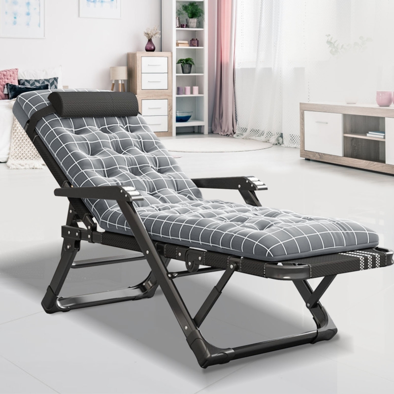 Lakeishia Ice Touch Fabric Folding Chair Breathable Zero Gravity Chair, Adjustable Backrest Max 170