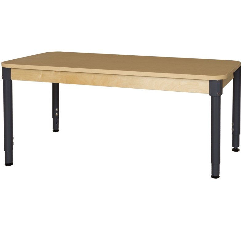 Laminate Adjustable Rectangle 4 Students Activity Table
