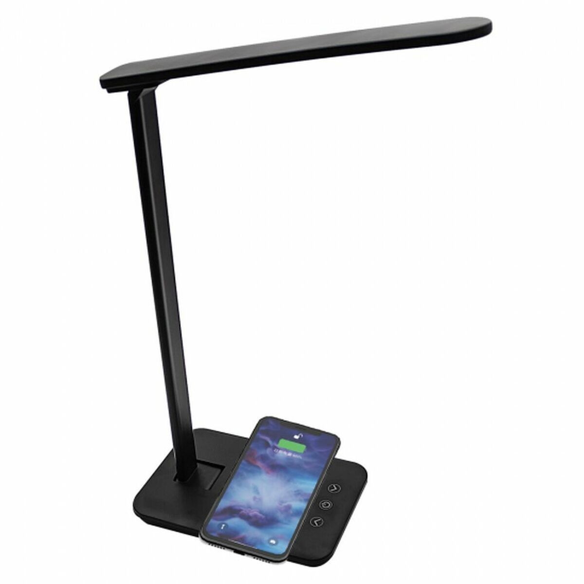 Lampe LED avec chargeur sans fil pour Smartphones Denver Electronics LQI-105 Noir Multicouleur Mtal Plastique 5 W