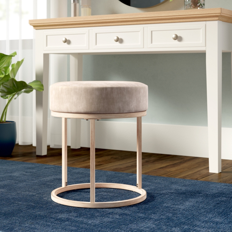 Louey Steel Accent Stool