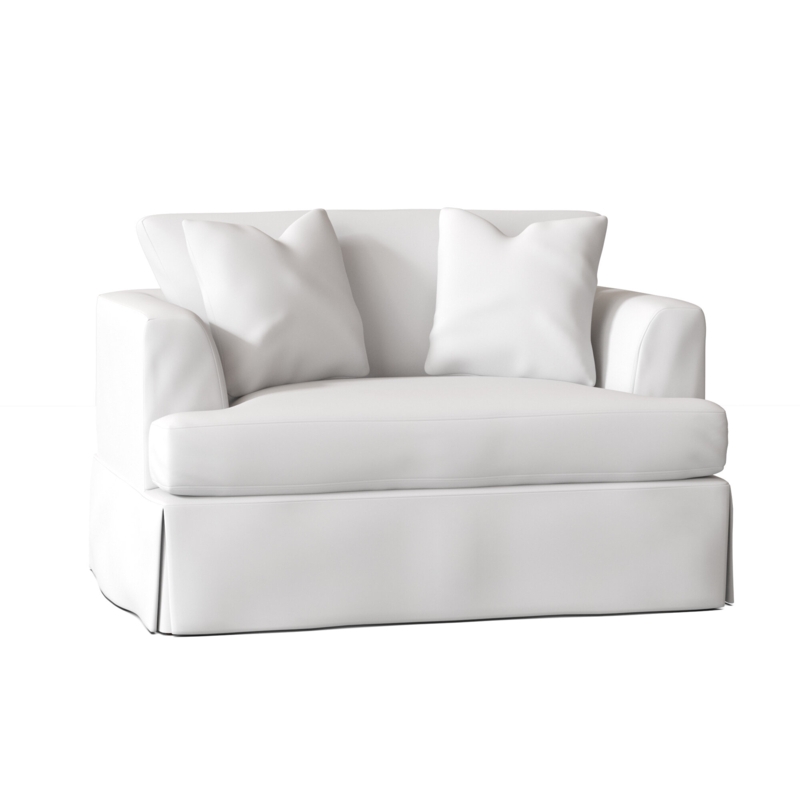 Lucia Slipcovered Chair and a Half